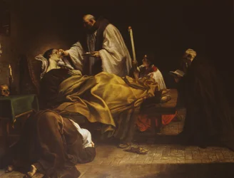 The Death of Saint Margaret of Cortona